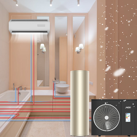 Energiesparende Heiz- und Kühlwärmepumpe für Häuser